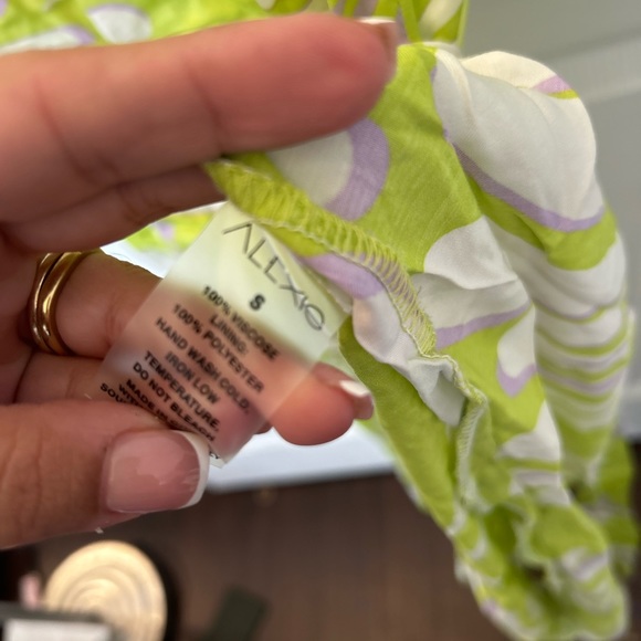 Alexis lio abstract-print long dress small - Picture 5 of 8